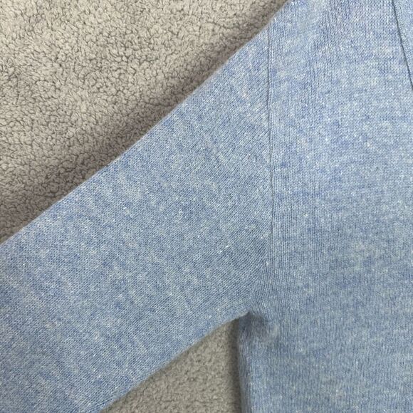 Vintage Campus Wool Blend Cardigan Sweater Men’s XL Tall Blue USA Made - Picture 5 of 9